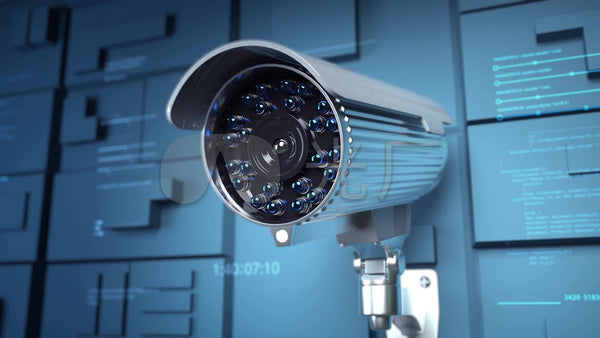What is the general standard for the angle and height of the installation of surveillance cameras?