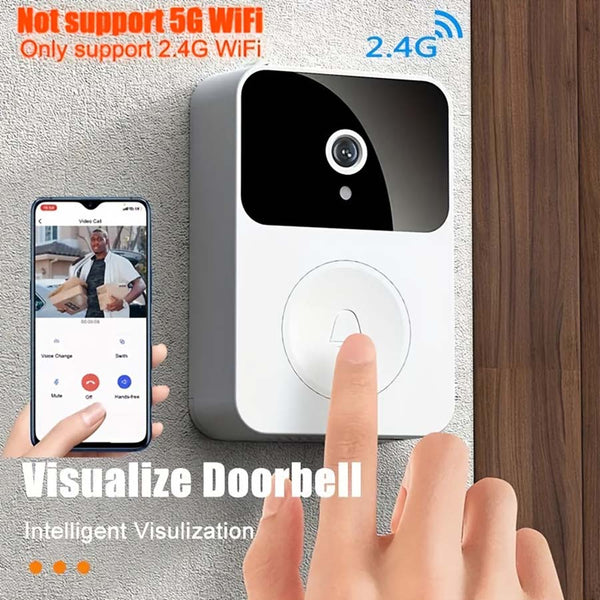 Intelligent Visual WiFi Rechargeable Security Door Doorbell