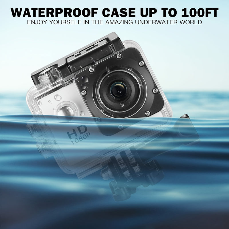 Ultra HD Underwater Action Camera 140 Degree Wide Angle Waterproof Camera WIFI Camera