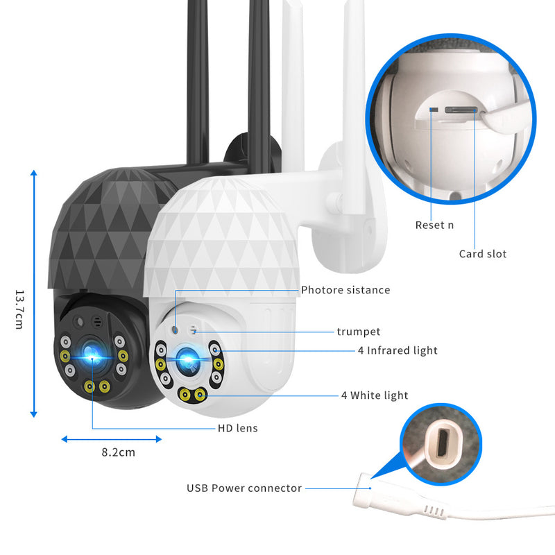 WiFi Connection Outdoor Waterproof Camera