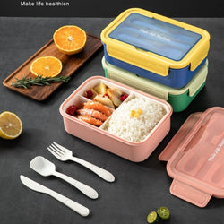 Wheat Microwave Compartment Lunch Box