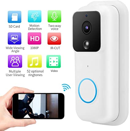 Wide Viewing Angle Doorbell