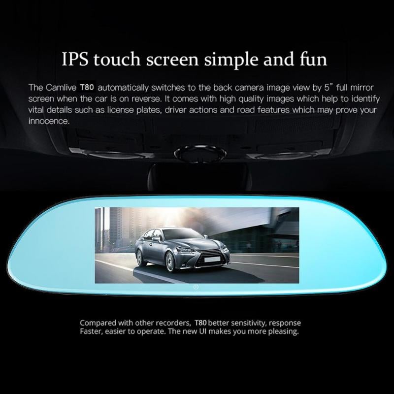 IPS Touch Screen Mirror Cam