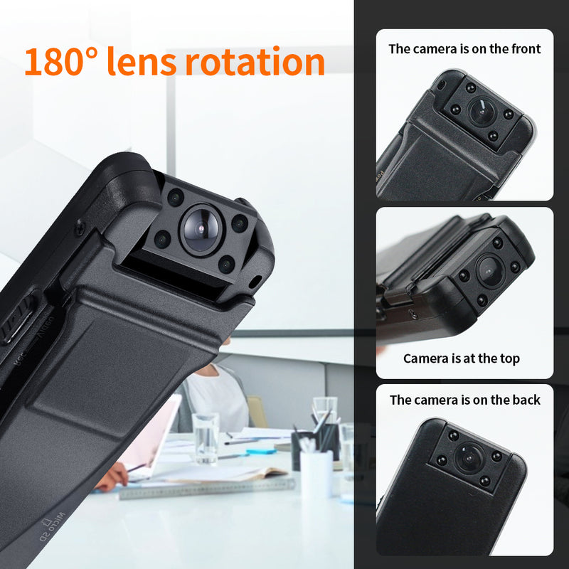 Ultra Mini body 90 degree rotating camera