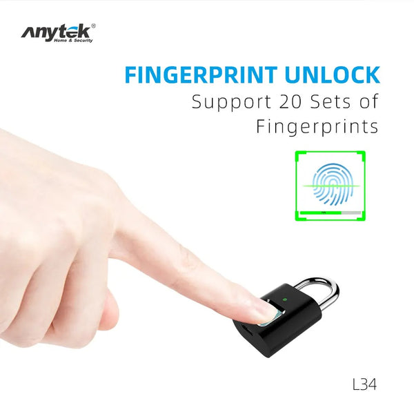 Waterproof Keyless Fingerprint Lock