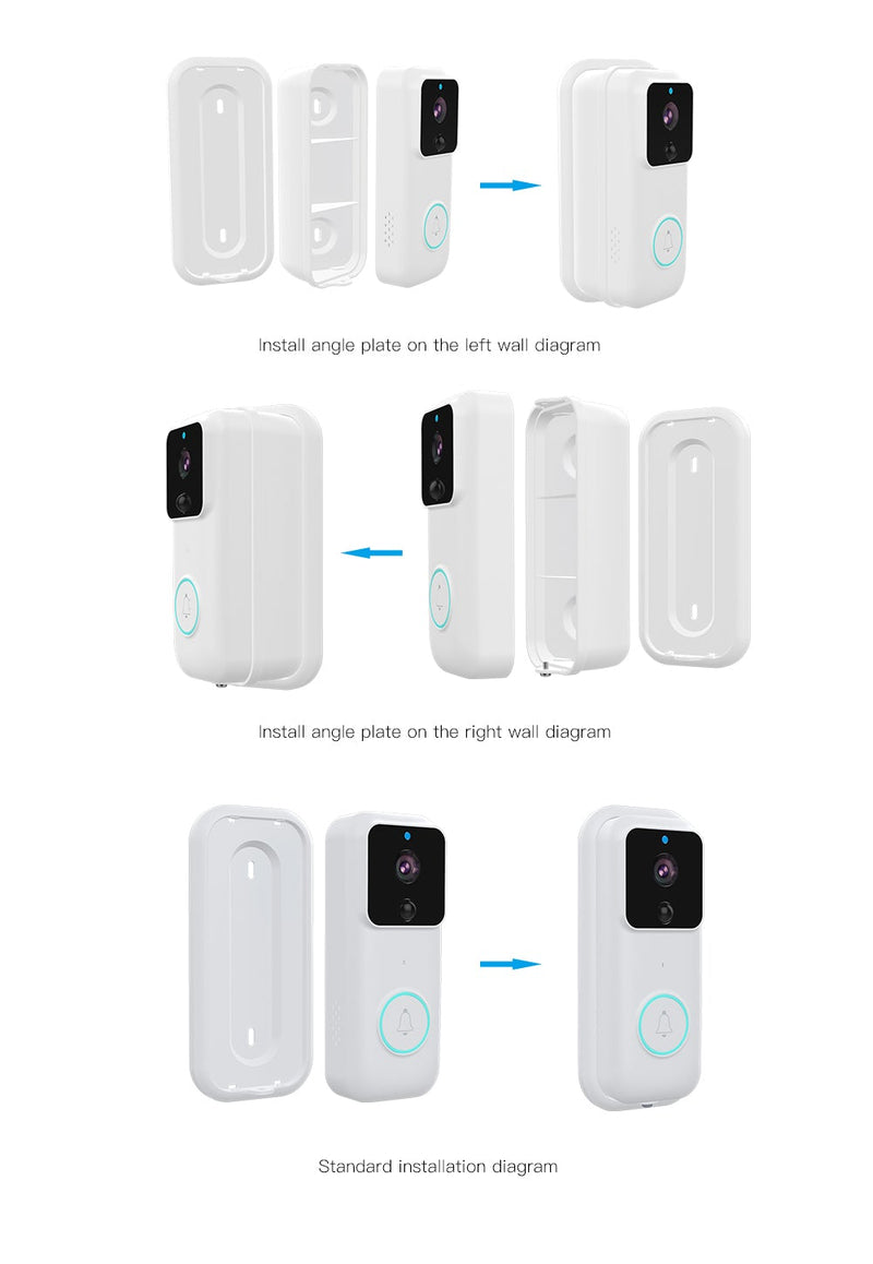 Wireless WiFi Doorbell Camera with Chime