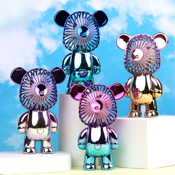 Mini Cartoon Bearbricklys Fan Colorful Violent Bear Fan