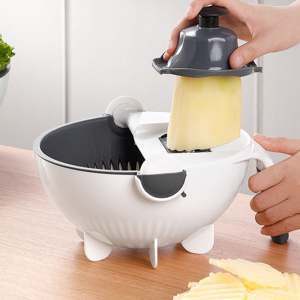 Multifunctional Magic Rotate Vegetable Cutter