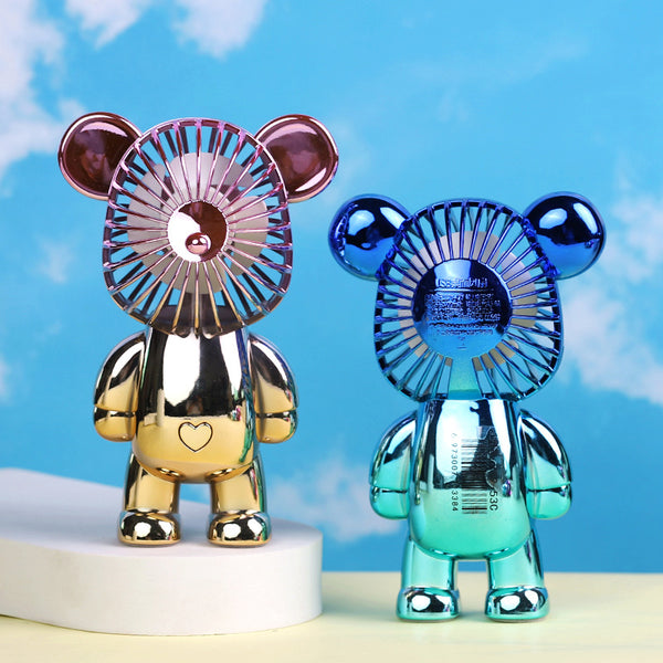 Mini Cartoon Bearbricklys Fan Colorful Violent Bear Fan