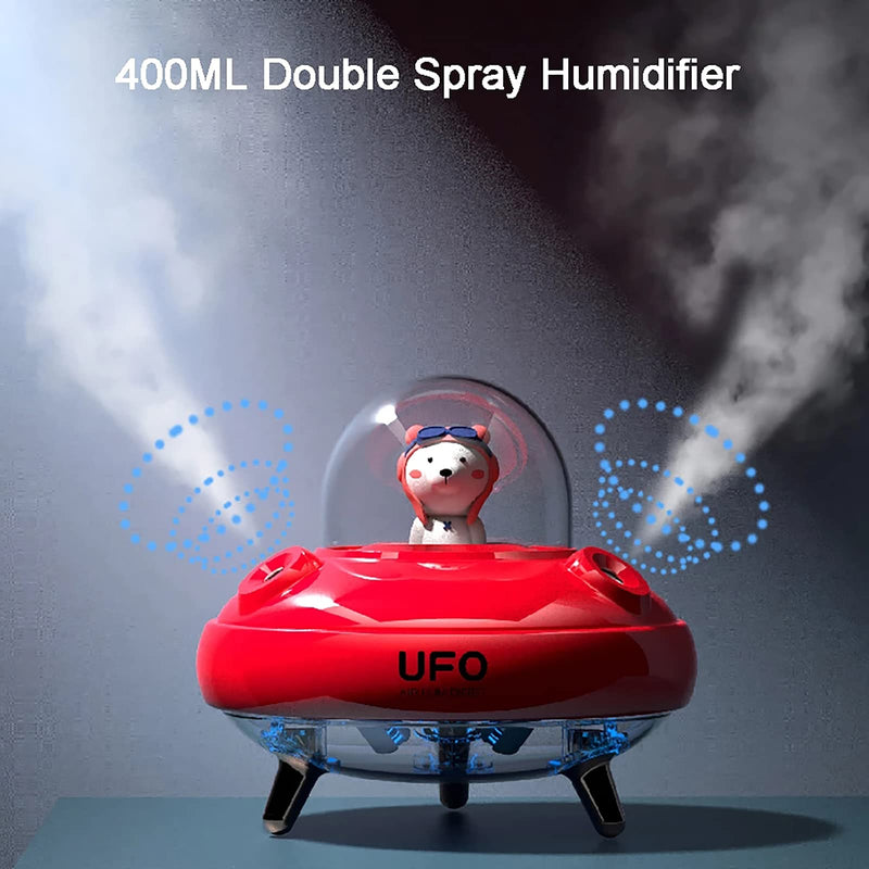 400ml Double Spray UFO humidifiers