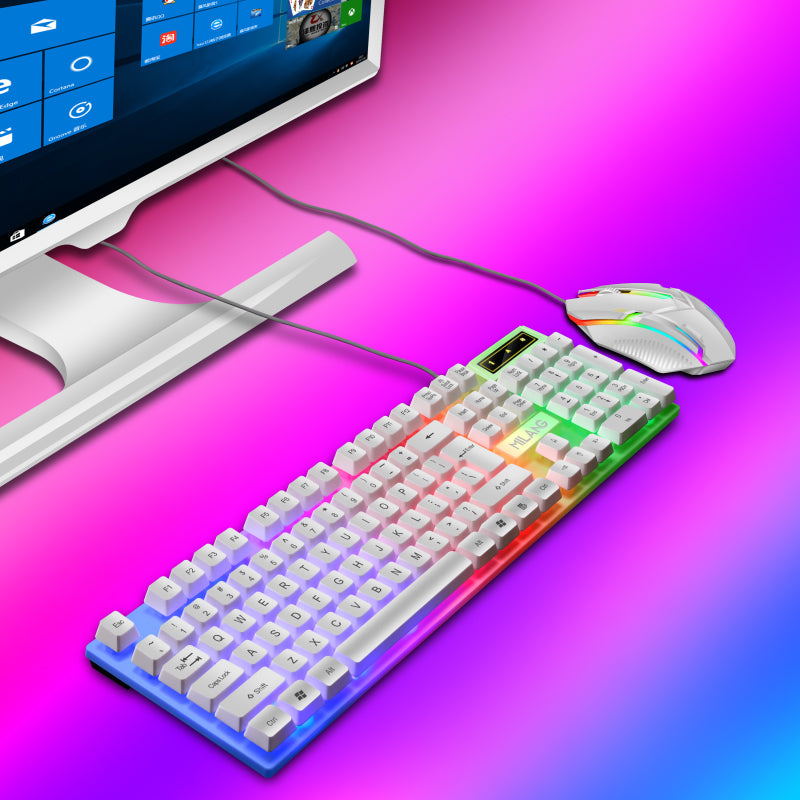 LED Rainbow Backlit Keyboard