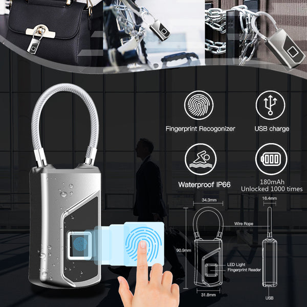 Waterproof Fingerprint Lock